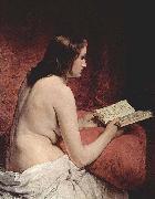 Francesco Hayez, Odalisque with Book